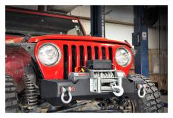 Rough Country Suspension Systems - Rough Country 1012 High Clearance Stubby Front Winch Mount Bumper - Image 2