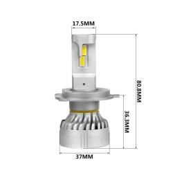 ARC Lighting - ARC Lighting 22041 Tiny Monster Xtreme Series H4 LED Headlight Bulb Kit-Pair - Image 6