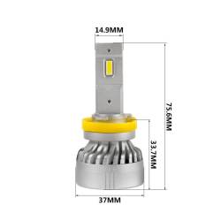 ARC Lighting - ARC Lighting 22111 Tiny Monster Xtreme Series H11/H8/H9/H16 LED Headlight Bulb Kit-Pair - Image 6