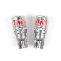 ARC Lighting - ARC Lighting 3110R Tiny Monster ECO Series 194 LED Bulbs, Red-Pair - Image 1