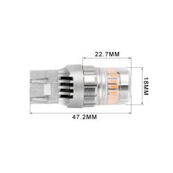 ARC Lighting - ARC Lighting 3173A Tiny Monster ECO Series 7440/7443 LED Bulbs, Amber-Pair - Image 3