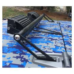 Steinjager - Steinjager J0040927 Hood Mount Light Bracket Kit w/ LEDs, Black - Image 2