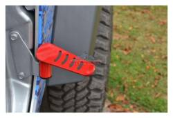 Steinjager - Steinjager J0041290 Metal Style Foot Peg Kit-Red Baron - Image 1