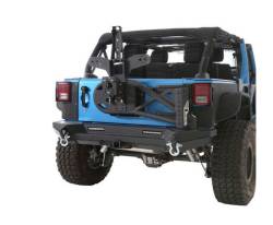 Smittybilt - Smittybilt 76858 XRC Gen2 Max Rear Bumper w/ Hitch-Black - Image 2