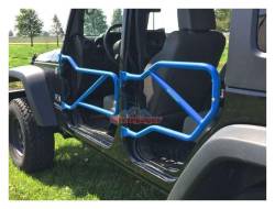 Steinjager - Steinjager J0040933 Front/Rear Tubular Trail Doors, Playboy Blue-Set - Image 1