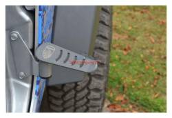 Steinjager - Steinjager J0041337 Metal Style Foot Peg Kit-Gray Hammertone - Image 1