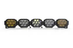 Morimoto - Morimoto BAR-3ROW-012 36" 5-Pod HXB 3 Row BangerBar LED Light Bar-White/Yellow - Image 1