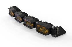 Morimoto - Morimoto BAR-1ROW-005 16" 4-Pod HXB Single Row BangerBar LED Light Bar-Yellow - Image 2