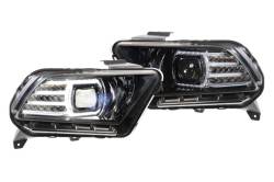 Morimoto - Morimoto LF440 XB LED Headlights, Black/Clear-Pair - Image 1