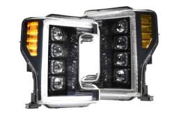 Morimoto - Morimoto LF503-ASM XB LED Headlights, Black/Clear-Pair - Image 1