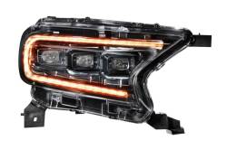 Morimoto - Morimoto LF437 XB LED Headlights, Black/Clear-Pair - Image 2