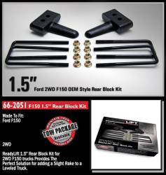 ReadyLift - ReadyLift 66-2051 1.5" Rear Cast Iron Block w/ U-bolt Kit - Image 2