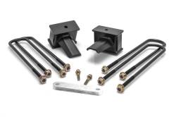 ReadyLift - ReadyLift 66-2741 4.0" Rear Fabricated Steel Block w/ U-bolt Kit - Image 1