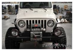 Poison Spyder Customs - Poison Spyder Customs 14-02-040 TJ DeFenders 3" Tapered Flares-Steel - Image 2