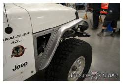 Poison Spyder Customs - Poison Spyder Customs 14-02-040 TJ DeFenders 3" Tapered Flares-Steel - Image 3