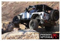 Poison Spyder Customs - Poison Spyder Customs 14-02-040 TJ DeFenders 3" Tapered Flares-Steel - Image 5