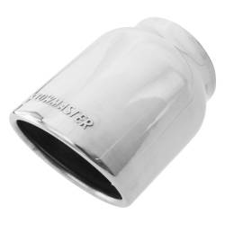 Flowmaster - Flowmaster 15371 Exhaust Pipe Tip Rolled Angle Polished Stainless Steel - Image 1