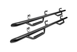 Rough Country Suspension Systems - Rough Country RCD0984CC Cab Length Nerf Step Bars, Black - Image 1