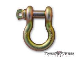 Poison Spyder Customs - Poison Spyder Customs 56-16-010 3/4" D-Ring Recovery Shackle, Each - Image 1