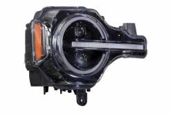 Morimoto - Morimoto LF496 XRGB LED Headlights, Black/Clear-Pair - Image 1