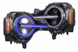 Morimoto - Morimoto LF496 XRGB LED Headlights, Black/Clear-Pair - Image 2