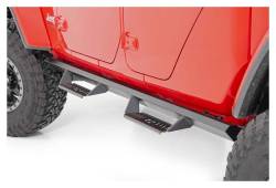 Rough Country Suspension Systems - Rough Country AL520201 AL2 Cab Length Drop Steps-Black - Image 2