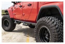 Rough Country Suspension Systems - Rough Country AL520201 AL2 Cab Length Drop Steps-Black - Image 3