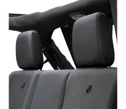 Bestop - Bestop 29284-35 Polyester Rear Seat Cover-Black Diamond - Image 2