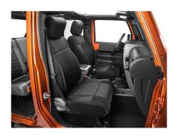 Smittybilt - Smittybilt 471501 Neoprene Seat Cover Set-Black/Black - Image 2