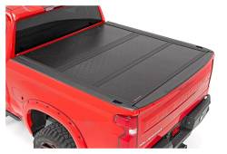 Rough Country Suspension Systems - Rough Country 47320550 Low Profile Hard Tonneau Cover, Black - Image 2