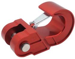 Royal Hooks RHO-12019-RD Billet Aluminum Show Hook D-Ring Recovery Hook-Red - Image 1
