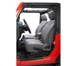 Bestop - Bestop 29280-09 Polyester Front Seat Cover Set-Charcoal - Image 1