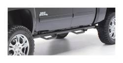 Smittybilt - Smittybilt C1489QC 4-Step Wheel-To-Wheel Nerf Bar Steps-Gloss Black - Image 2