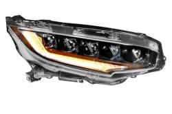 Morimoto - Morimoto LF472 XB LED Headlights, Black/Clear-Pair - Image 2