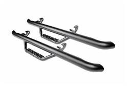 Rough Country Suspension Systems - Rough Country RCJ1846 Wheel to Wheel Nerf Step Bars Black - Image 1