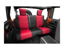 Smittybilt - Smittybilt 471530 Neoprene Seat Cover Set-Black/Red - Image 3