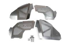 DV8 Offroad - DV8 Offroad Aluminum Front Inner Fender Liners-Raw, for Jeep JL; INFEND-03FR - Image 1