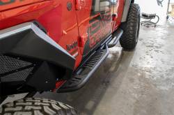 DV8 Offroad - DV8 Offroad Tubular Side Step/Slider-Black, for Wrangler JL 4dr.; SRJL-02 - Image 2