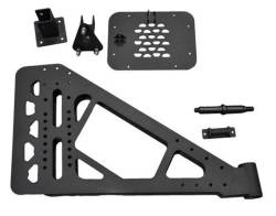 DV8 Offroad - DV8 Offroad Rear Bumper Mounted Tire Carrier-Black, for Wrangler JK; TCSTTB-06 - Image 1