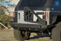 DV8 Offroad - DV8 Offroad Rear Bumper Mounted Tire Carrier-Black, for Wrangler JK; TCSTTB-06 - Image 5