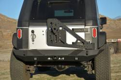 DV8 Offroad - DV8 Offroad Rear Bumper Mounted Tire Carrier-Black, for Wrangler JK; TCSTTB-06 - Image 10