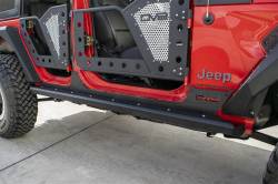 DV8 Offroad - DV8 Offroad Rocker Guards w/ Skins-Black, for Wrangler JL 4dr.; SRJL-06 - Image 3