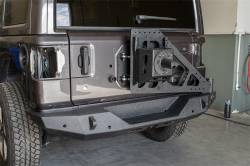 DV8 Offroad - DV8 Offroad Rear Bumper Mounted Tire Carrier-Black, for Wrangler JL; TCJL-06 - Image 3