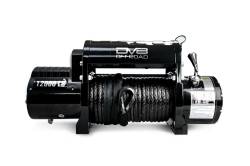 DV8 Offroad - DV8 Offroad 12000LB 12V Electric Winch w/ Synthetic Rope; WB12SR - Image 1
