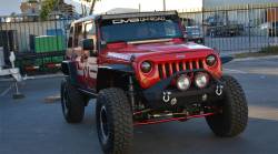 DV8 Offroad - DV8 Offroad A-Pillar LED Light Mount Brackets, for Wrangler JK; LBSRTB-05 - Image 3