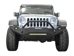 DV8 Offroad - DV8 Offroad Full Length Front Bumper, for Wrangler JK; FBSHTB-18 - Image 9