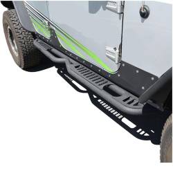 DV8 Offroad - DV8 Offroad Tubular Side Step/Slider-Black, for Wrangler JK 4dr.; SRSOTB-06 - Image 1