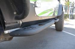 DV8 Offroad - DV8 Offroad Tubular Side Step/Slider-Black, for Wrangler JK 4dr.; SRSOTB-06 - Image 2