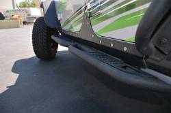 DV8 Offroad - DV8 Offroad Tubular Side Step/Slider-Black, for Wrangler JK 4dr.; SRSOTB-06 - Image 5