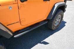 DV8 Offroad - DV8 Offroad Tubular Side Step/Slider-Black, for Wrangler JK 2dr.; SRSOTB-02 - Image 8